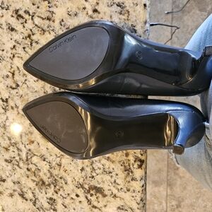 Calvin Klein Women's Sleek Navy Heels